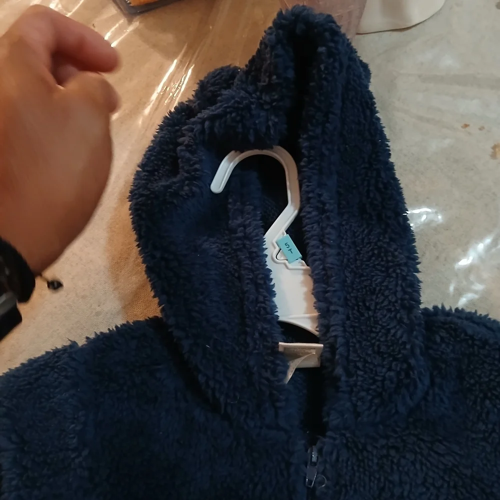 Cozy Navy Blue Kids One Piece - Picture 7 of 9